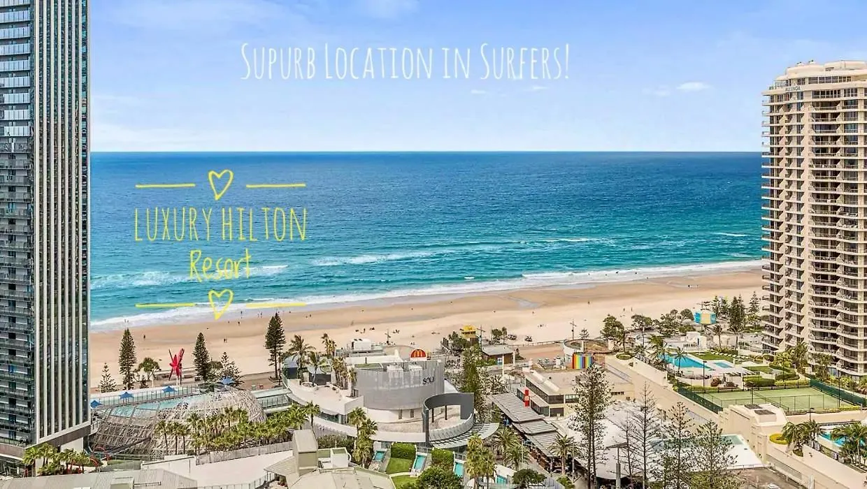 Spectacular 19Th Floor Apartment In Heart Of Surfers Paradise Gold Coast